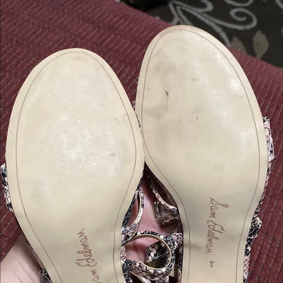 SAM EDELMAN “STACIE”‎ STRAPPY BLOCK HEELS - Picture 12 of 14